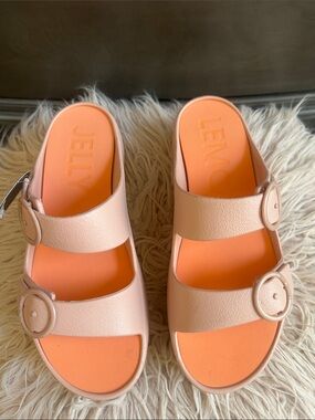 Lemon jelly Women's Pink Slide Sandals